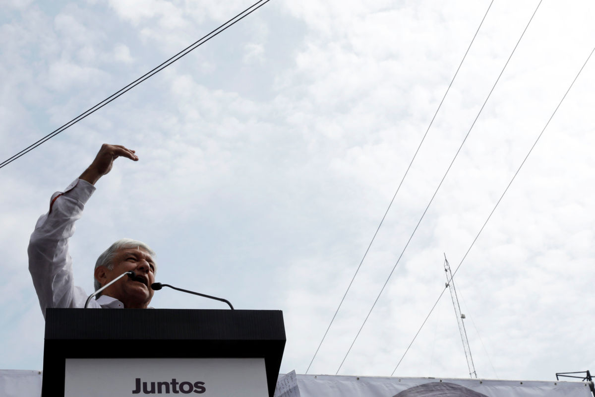 AndrÃ©s Manuel LÃ³pez Obrador, candidato presidencial de Juntos haremos historia